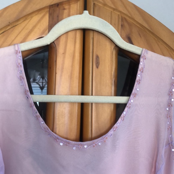 Anna Piaa Neiman Marcus chiffon dress size 8 - Picture 2 of 7